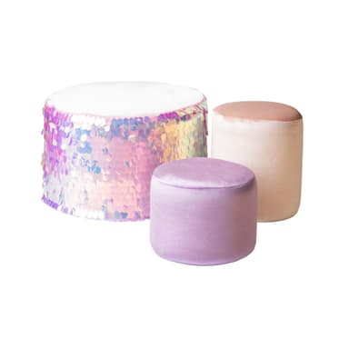 GRISI pouf, set of 3