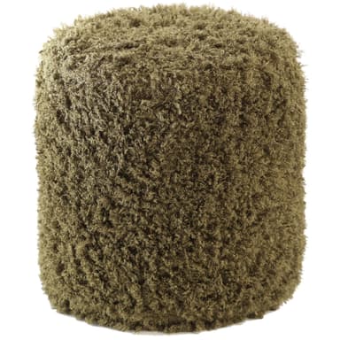 NORMAN moss pouf medium