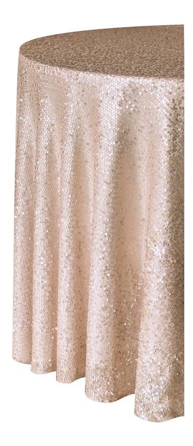 HARMONY champagne round sequin layout