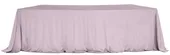 Velvet tablecloth LARGO for 1 SERPENTINE table section — heather #105