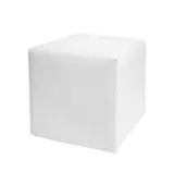 ARNO cube pouf, white #101