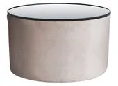NORMAN TABLE large with mirrored top, beige #403