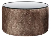 NORMAN TABLE large with mirrored top, leopard print #343