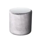 Medium NORMAN TABLE with mirrored top, ash-grey #362
