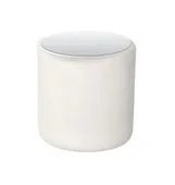 Medium NORMAN TABLE with mirrored top, off white #347/348