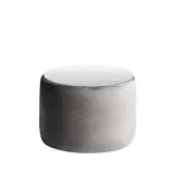 Small NORMAN TABLE with mirrored top, ash-grey #344