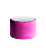 Small NORMAN TABLE with mirrored top, barbie pink #942 