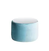 Small NORMAN TABLE with mirrored top, ice blue #921