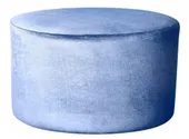 Large round NORMAN pouf, blue #308
