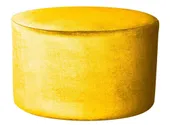 Large round NORMAN pouf, lemon color #314