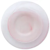 Pink AQUARELLE plate, set of 2