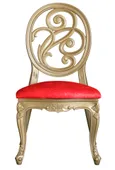 ORPHEUS chair velvet red #323