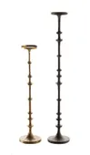 ANSELMI black and gold candleholders