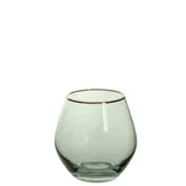 Green ALONSO water glass