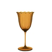 Caramel MUSSET wine/water glass