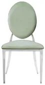 Silver DUPONT velvet chair, sage #435