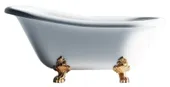 ASARIN bath with gold legs