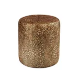 Medium round NORMAN pouf, leopard print #343