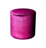 Medium round NORMAN pouf, barbie pink #942
