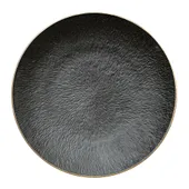 Black BRUKS dining plate