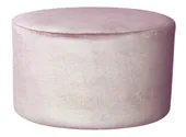 Large round NORMAN pouf, ice pink #303