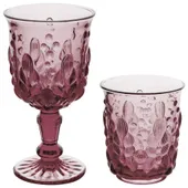 Pink TILL glass, set of 2