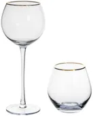 Clear ALONSO glass, set of 2