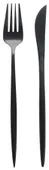 Black BAKER cutlery, set of 2