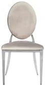 Silver DUPONT velvet chair, beige #103
