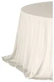 Round tablecloth LARGO in ivory #102/401
