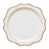 ALLEN white charger plate