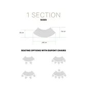 Silver serpentine table with a velvet tabletop in an elegant shade.