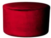Large round NORMAN pouf, cherry color #342