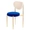 chair with ROYAL BLUE seat #354 and TEDDY back
