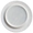 frosted white plate, set of 2 with dining plate