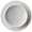 frosted white plate, set of 2 with appetizer bowl