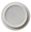 frosted white plate, set of 2