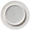 frosted white plate, set of 2 with appetizer plate