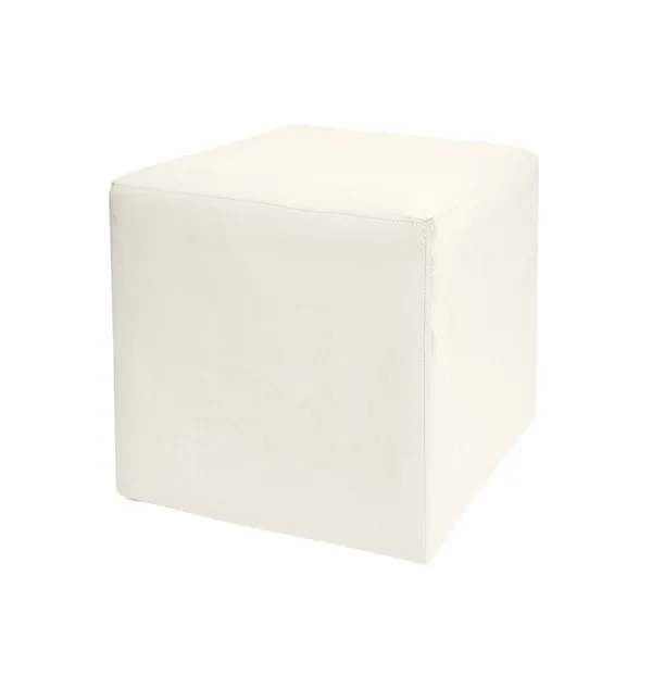 ARNO medium cube pouf, ivory #102