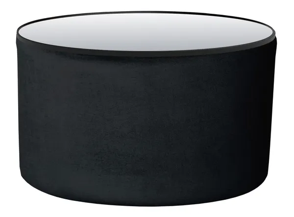 NORMAN TABLE large with mirrored top, black #112