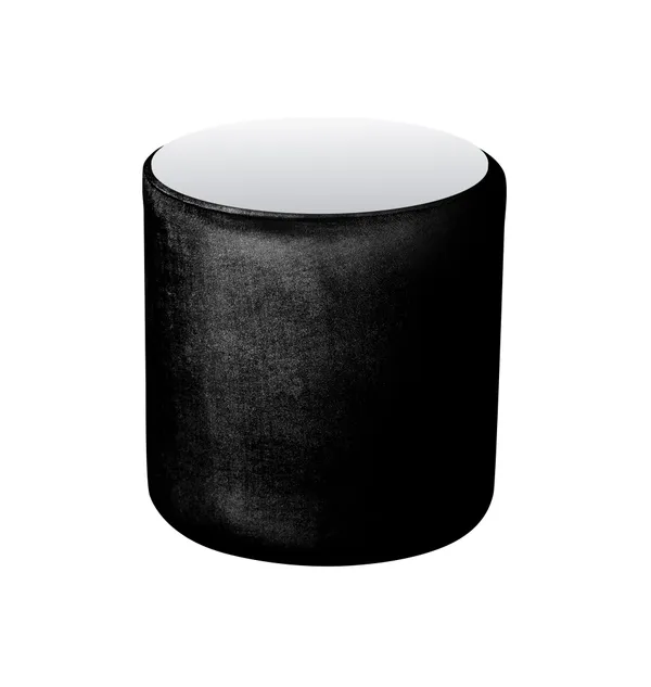 Medium NORMAN TABLE with mirrored top, black #112