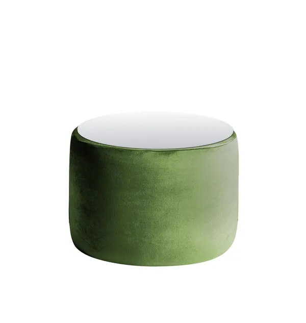 Small NORMAN TABLE with mirrored top, ice green #315