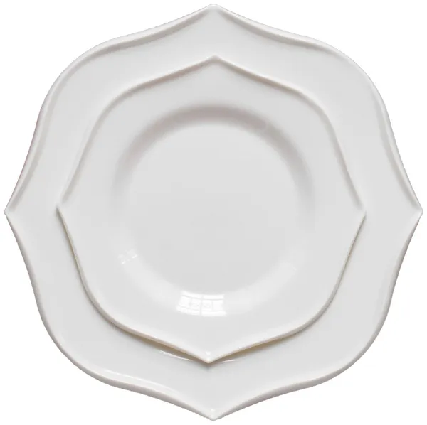 VINAY white plate, set of 2