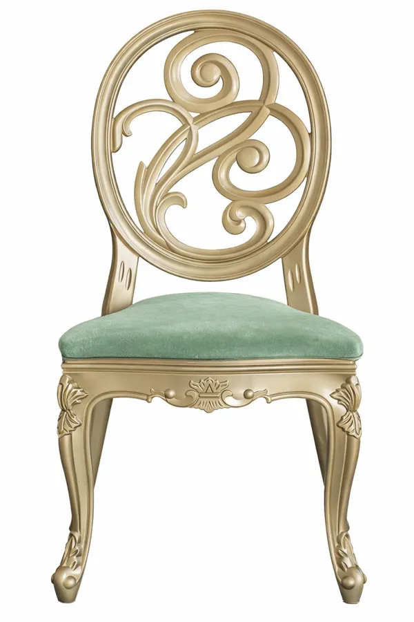 ORPHEUS chair velvet fern