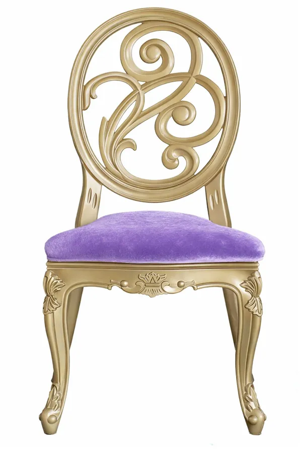ORPHEUS chair velvet ice lavender #337