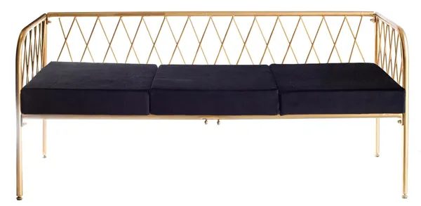 Soft bench LIEPA in black #112