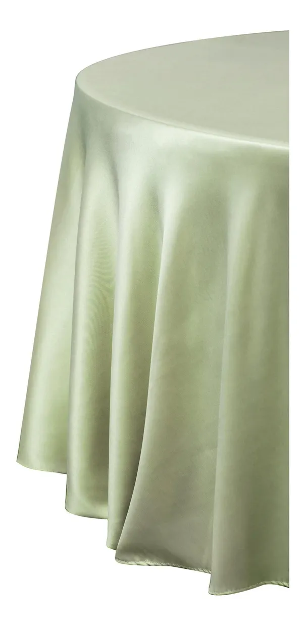 Round tablecloth ACCORD in matcha #219