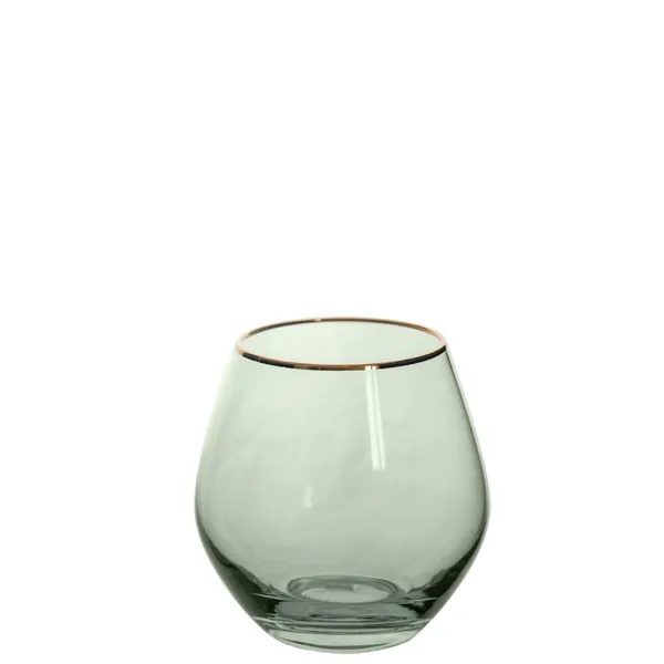 Green ALONSO water glass