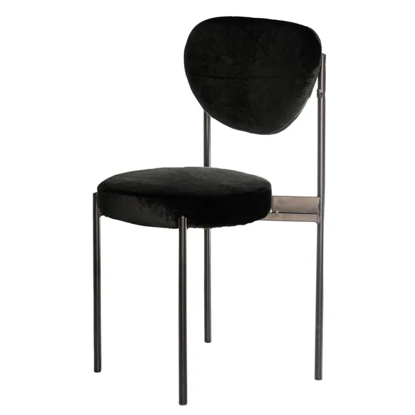 Black TEMPO chair with BLACK seat and back #332