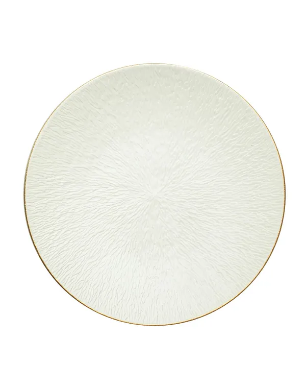 White BRUKS appetizer plate
